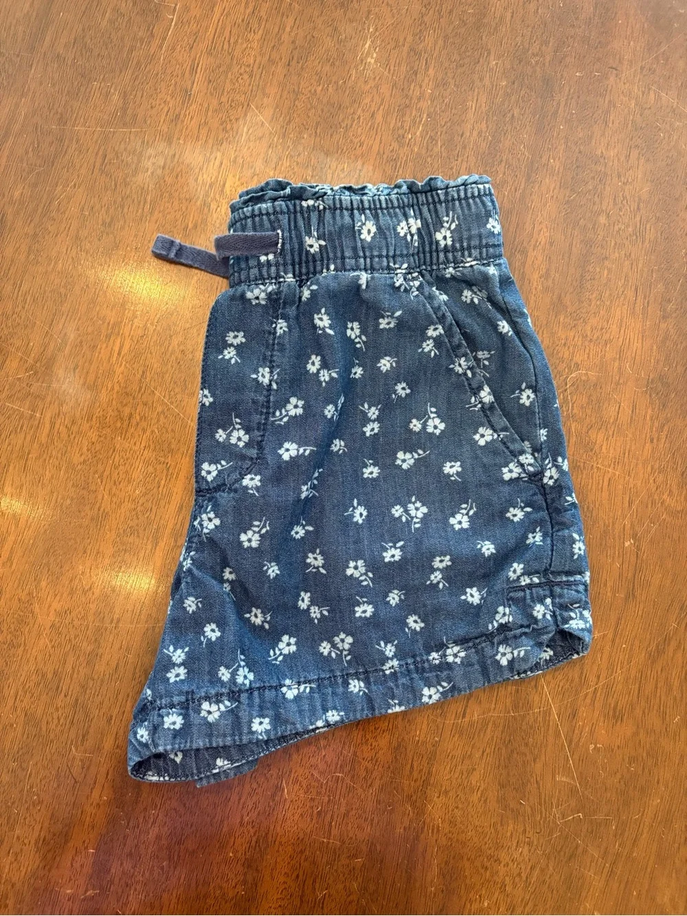 Gap Kids Girls' Floral Print Elastic-Waist Cotton Shorts